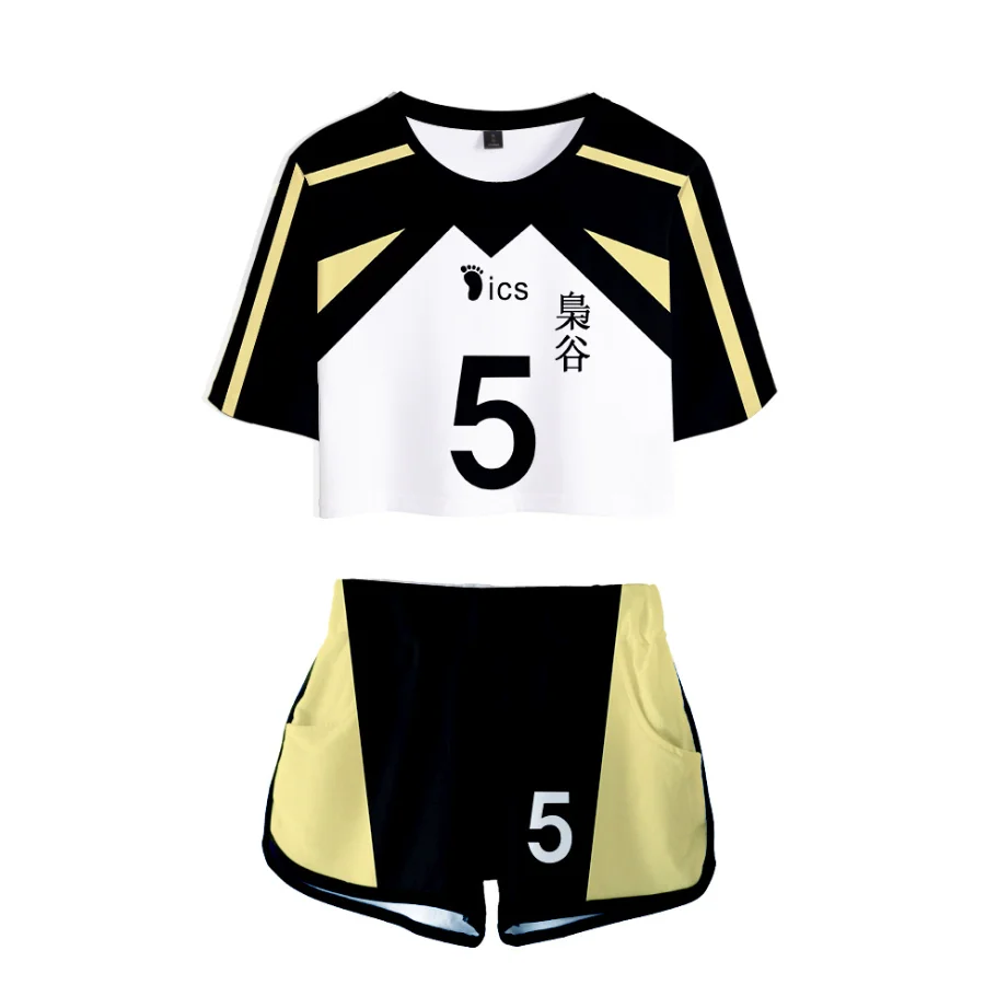 Аниме Haikyuu Cosplay Костюм Fukurodani Akaashi Keiji Bokuto Koutarou, спортивный костюм, женский комплект из двух предметов, топы и шорты, уличная одежда
Аниме Haikyuu Cosplay Костюм Fukurodani Akaashi Keiji Bokuto Koutarou, спортивный костюм, женский комплект из двух предметов, топы и шорты, уличная одежда