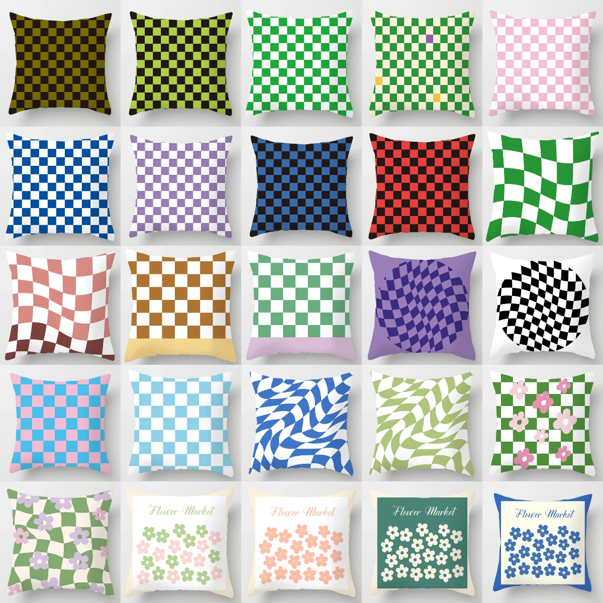 2022 New Chess Board Plaids Print Cushions Case Bright Multicolors Geometric Floral Pillows Case Sofa Bed Couch Throw Pillows
2022 New Chess Board Plaids Print Cushions Case Bright Multicolors Geometric Floral Pillows Case Sofa Bed Couch Throw Pillows