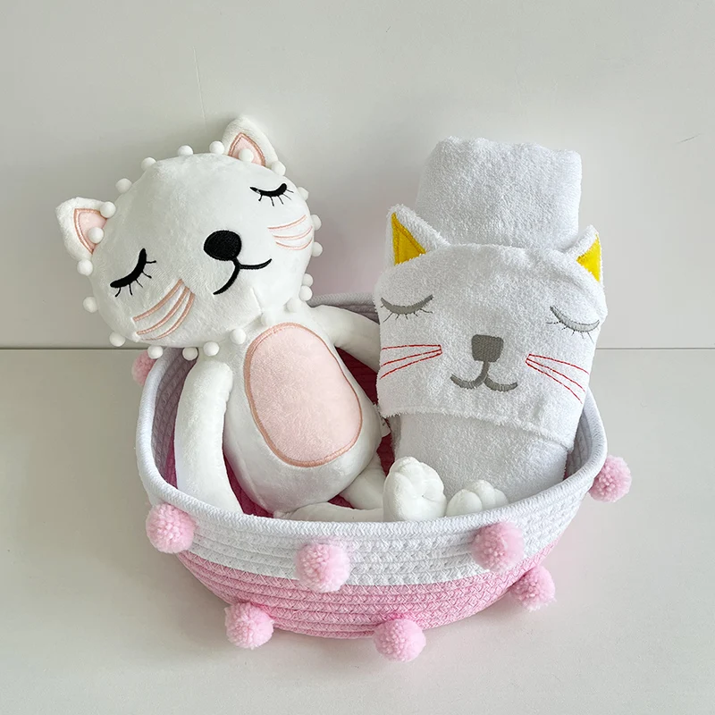 Детский Подарочный набор-игрушки набивное животное лев Кот Хлопок Банное полотенце с капюшоном для новорожденных
Детский Подарочный набор-игрушки набивное животное лев Кот Хлопок Банное полотенце с капюшоном для новорожденных