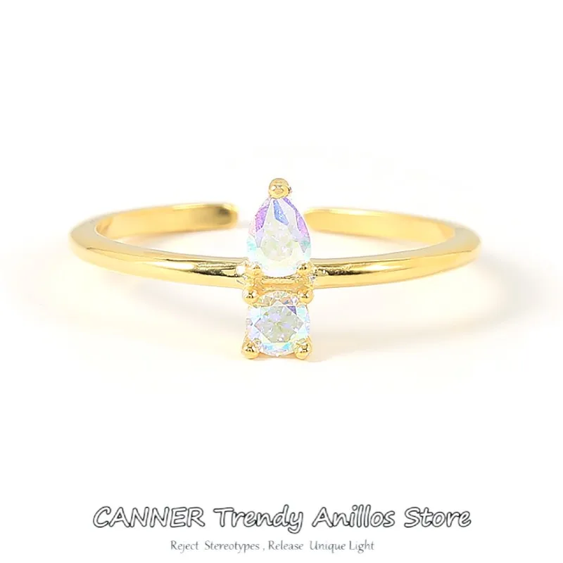 Canner Resizable Finger Rings For Women 925 Sterling Silver Charm Rings Elegant Delicate Rings Wedding Jewelry Bague anillo W5
Canner Resizable Finger Rings For Women 925 Sterling Silver Charm Rings Elegant Delicate Rings Wedding Jewelry Bague anillo W5