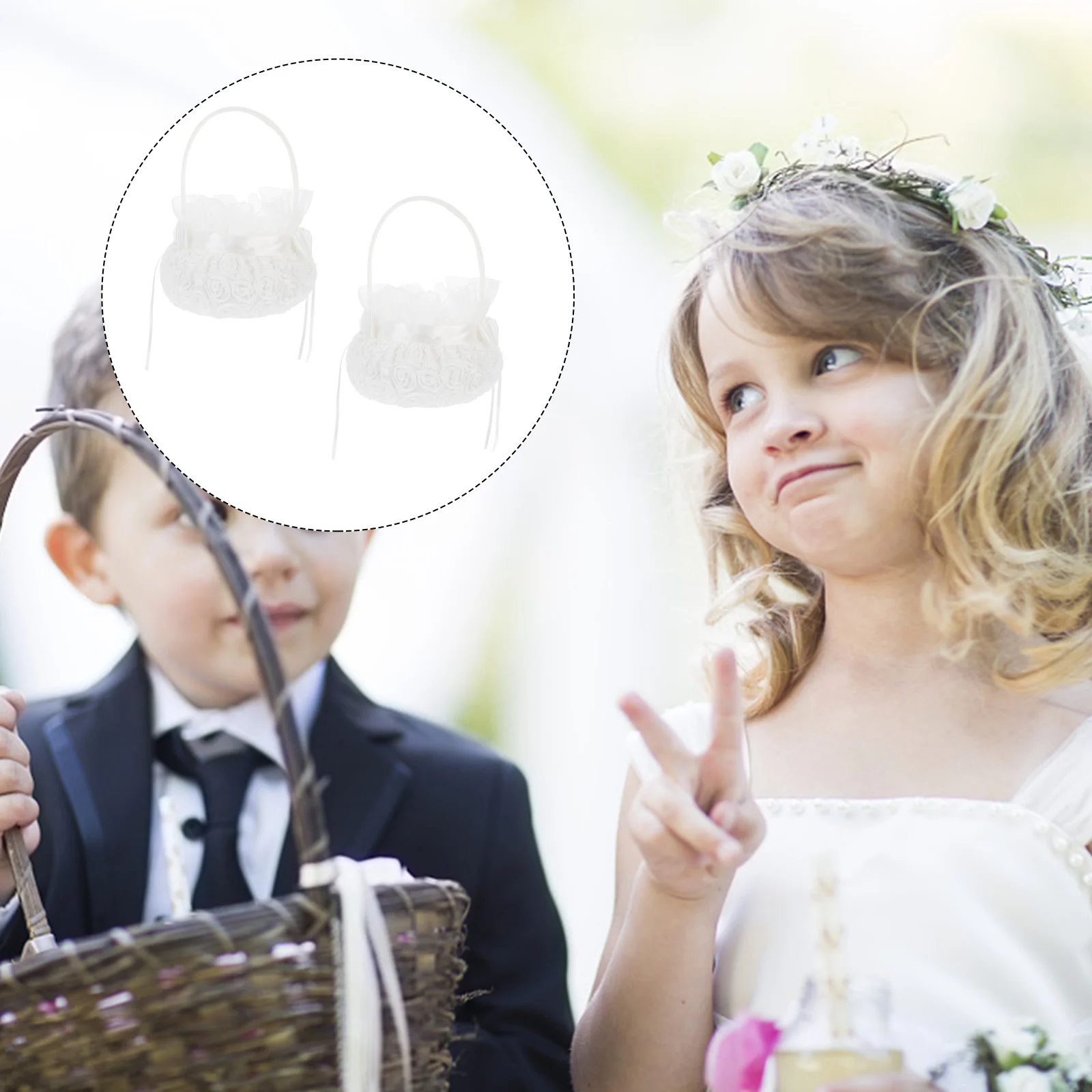 Flower Basket Wedding Girlbaskets Petals Weddings Petal White Ceremony Bridal Bowknot Bride Lace Party Real Shower Decor Candy
Flower Basket Wedding Girlbaskets Petals Weddings Petal White Ceremony Bridal Bowknot Bride Lace Party Real Shower Decor Candy
