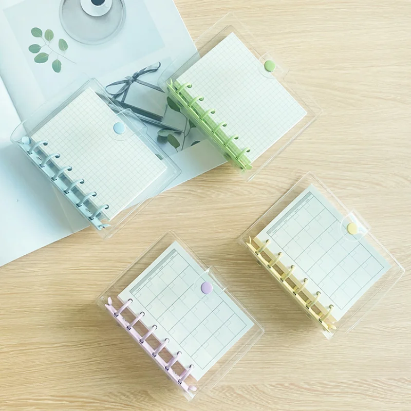 A7 Transparent Loose Leaf Notebook Paper Daily Planner 45 Sheets Inner Page Binder Cute Stationery Kids School Supplies
A7 Transparent Loose Leaf Notebook Paper Daily Planner 45 Sheets Inner Page Binder Cute Stationery Kids School Supplies