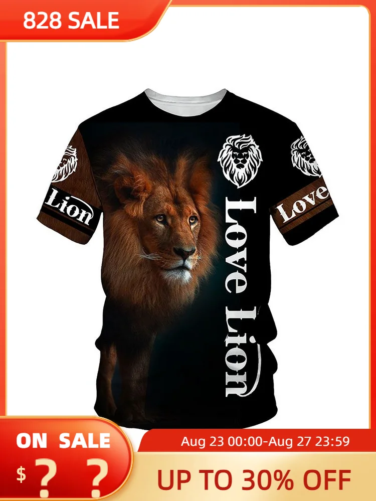 2023Summer fallowT-Shirt Men's Animal Lion 3d Printed Fashion Short Sleeve Top Micro Elastic Sports Fitness Men's T-Shirt
2023Summer fallowT-Shirt Men's Animal Lion 3d Printed Fashion Short Sleeve Top Micro Elastic Sports Fitness Men's T-Shirt