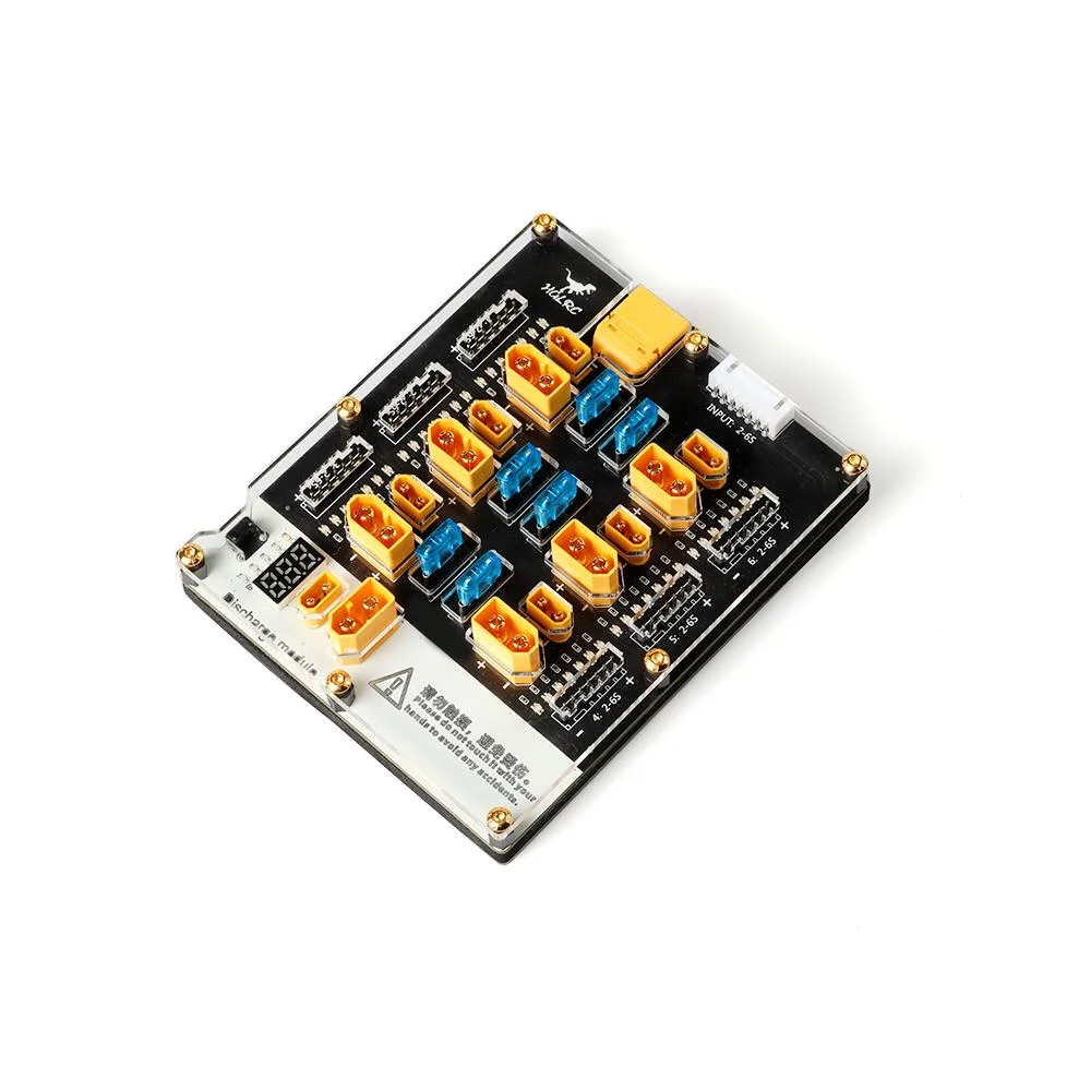 HGLRC Thor 6 Port Lipo Battery Balance Charger Board Pro 40A XT60 XT30 Plug 2-6S Integrated with Lipo Discharger
HGLRC Thor 6 Port Lipo Battery Balance Charger Board Pro 40A XT60 XT30 Plug 2-6S Integrated with Lipo Discharger