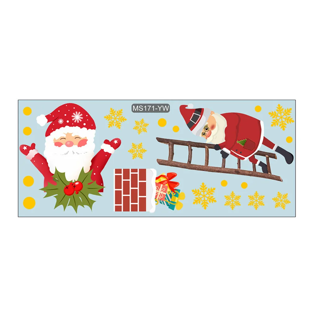 

Christmas Switch Wall Sticker 2023 Wall Decoration 27*12cm Add Christmas Spirit Easy To Apply And Remove PVC Removable Adhesive