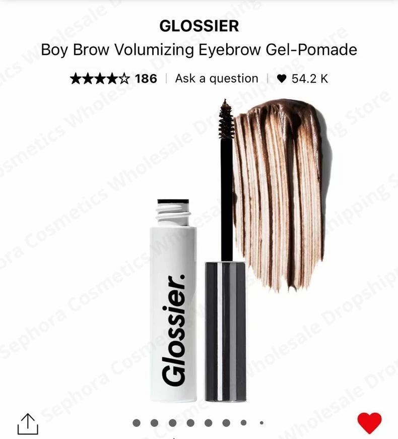 Водостойкий непромокаемый гелевый краситель для бровей Glossier Boy 
Водостойкий непромокаемый гелевый краситель для бровей Glossier Boy