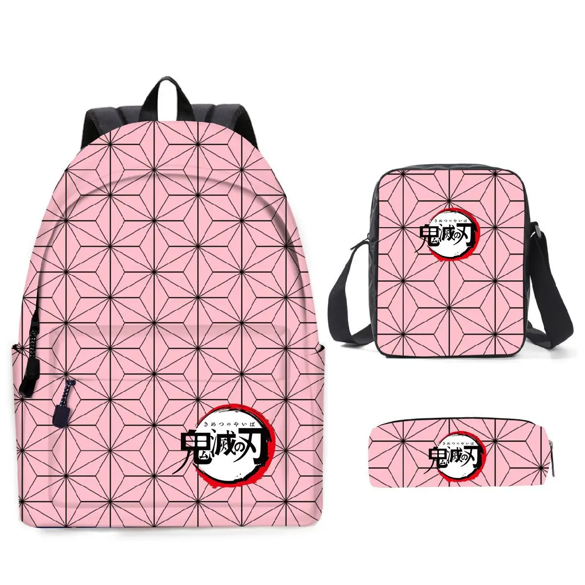 3pc/set Demon Slayer Backpack Shoulder Bag Pencil Case Kids Boys Girls Cartoon Anime Kimetsu No Yaiba Tomioka Giyuu Schoolbag
3pc/set Demon Slayer Backpack Shoulder Bag Pencil Case Kids Boys Girls Cartoon Anime Kimetsu No Yaiba Tomioka Giyuu Schoolbag