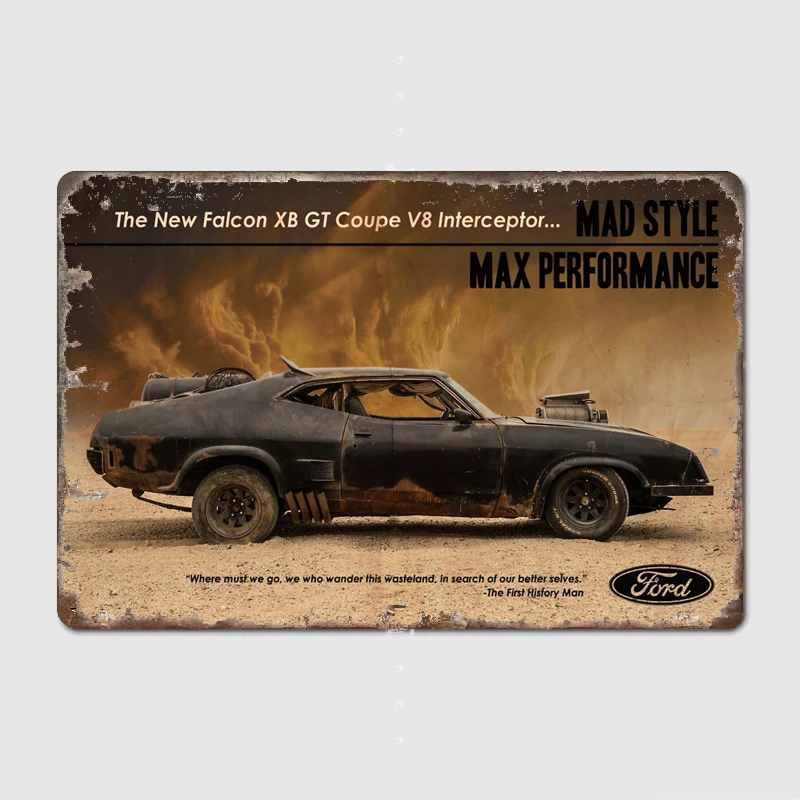 Металлический знак Mad Max
Металлический знак Mad Max