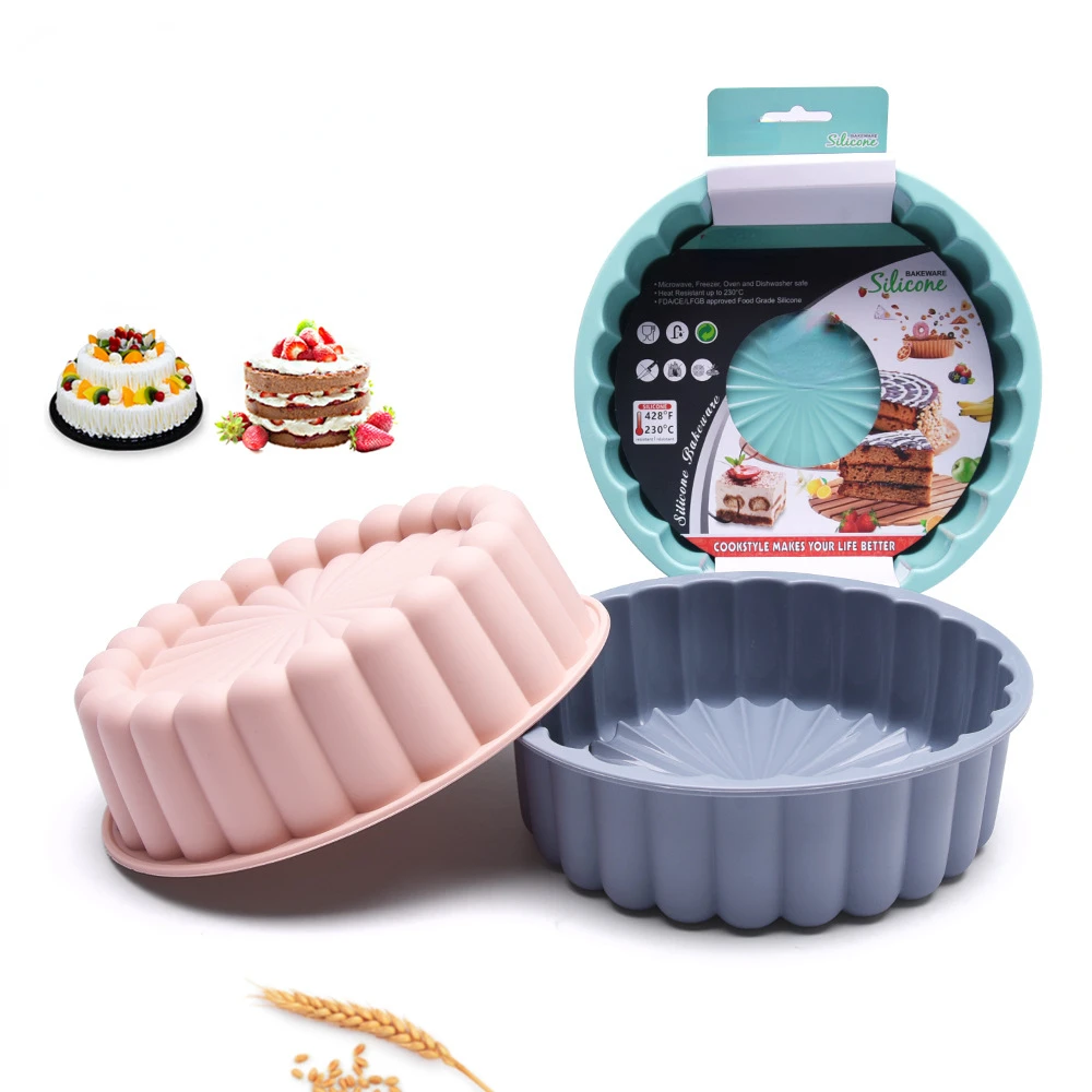 New Round Sunflower Silicone Cake Mold Home Baking 7-inch Silicone Cake Mold Dessert Oven Kits
New Round Sunflower Silicone Cake Mold Home Baking 7-inch Silicone Cake Mold Dessert Oven Kits