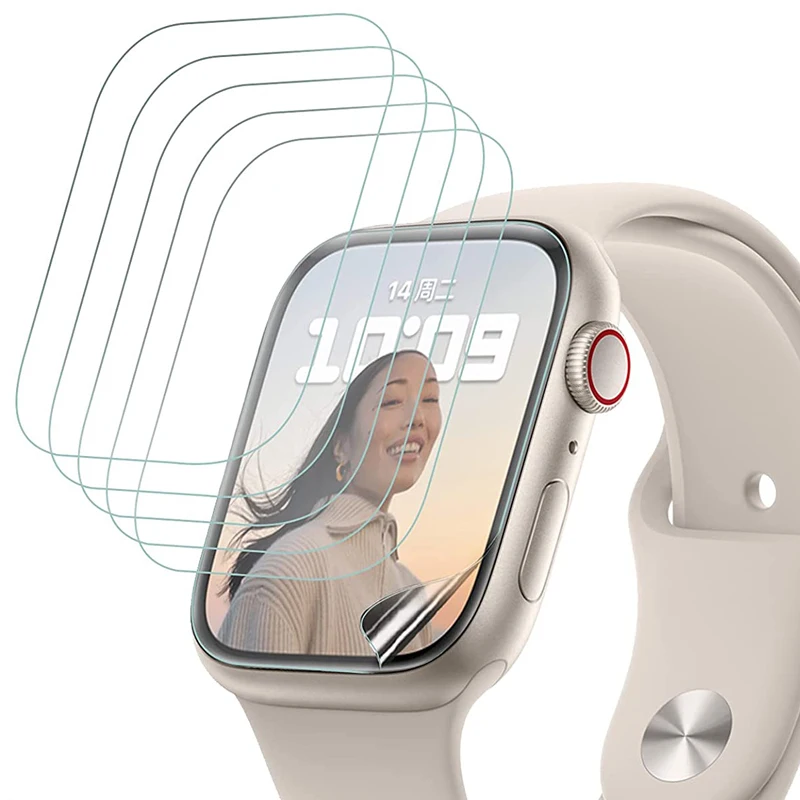 Защитная пленка для Apple Watch 7 6 SE 5 4 3 45 мм 41 мм 40 мм 44 мм, Гидрогелевая пленка для iWatch 38 мм 42 мм, прозрачная пленка
Защитная пленка для Apple Watch 7 6 SE 5 4 3 45 мм 41 мм 40 мм 44 мм, Гидрогелевая пленка для iWatch 38 мм 42 мм, прозрачная пленка