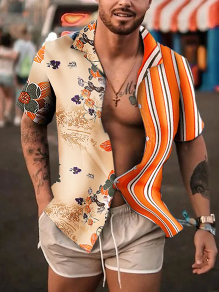 2022 Men's Shirt Male Clothes Loose Hawaiian Shirt Men Summer Shirt For Men Casual Short-sleeved Top Hip-hop Street Beach Party
2022 Men's Shirt Male Clothes Loose Hawaiian Shirt Men Summer Shirt For Men Casual Short-sleeved Top Hip-hop Street Beach Party