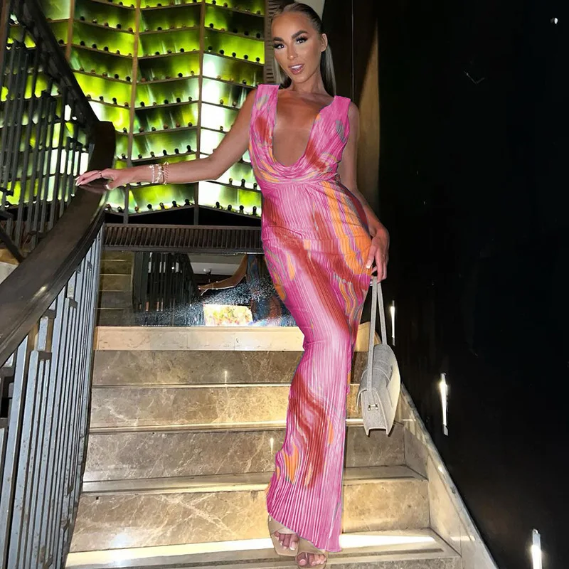 Maxi Dress Cover-Ups Women Swimsuit Sleeveless Sundress Robe Summer New Print Fashion Beach Holiday Bikini Cover Up Swimwear
Maxi Dress Cover-Ups Women Swimsuit Sleeveless Sundress Robe Summer New Print Fashion Beach Holiday Bikini Cover Up Swimwear