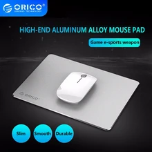 ORICO Mouse Pad Metal Aluminum Mouse Pad Hard Smooth Slim Computer Gaming Mousepad Double Side Waterproof for Home Office