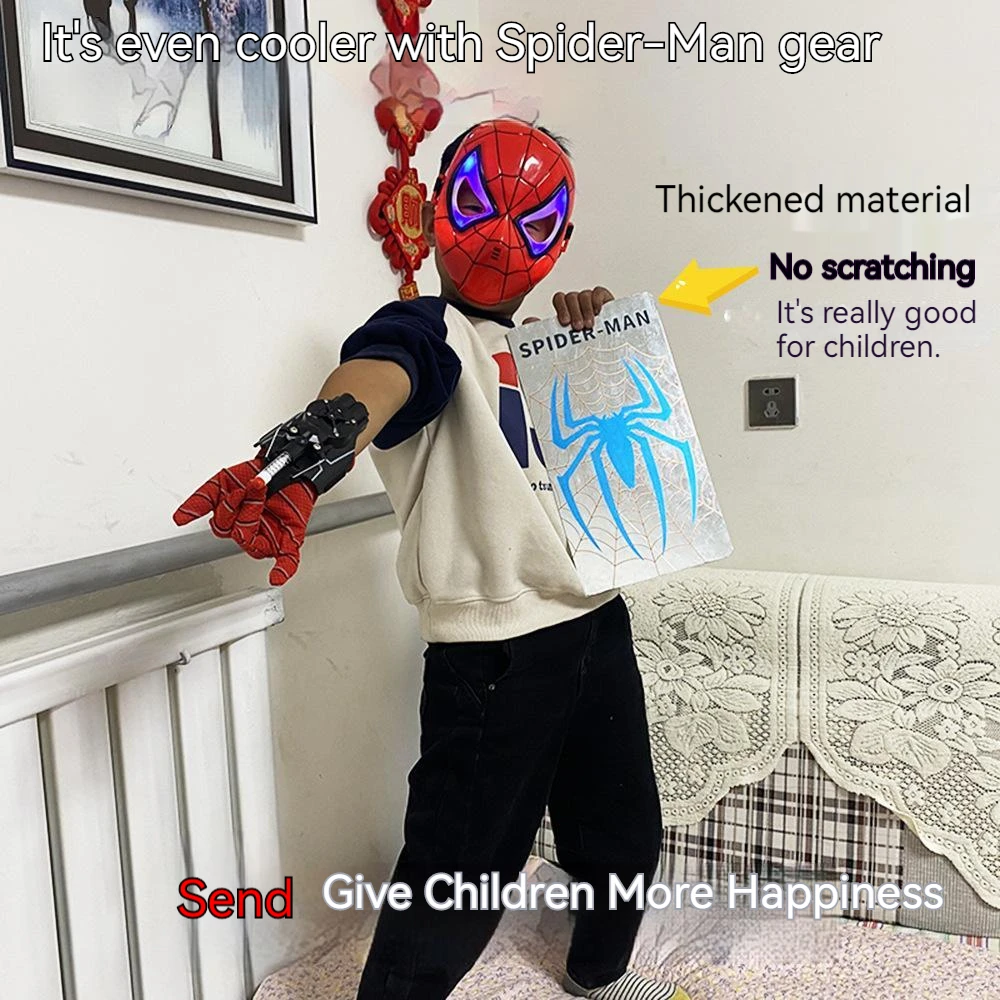 Spiderman Web Shooters Toys Wrist Launcher Device Spider Man Peter Cosplay Accessories Props Spider-line Xmas Gifts For Children
Spiderman Web Shooters Toys Wrist Launcher Device Spider Man Peter Cosplay Accessories Props Spider-line Xmas Gifts For Children