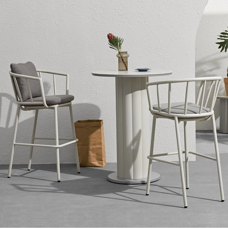 Outdoor bar chair leisure Restaurant Bar terrace open-air bar chair beioumi white bar chair
Outdoor bar chair leisure Restaurant Bar terrace open-air bar chair beioumi white bar chair