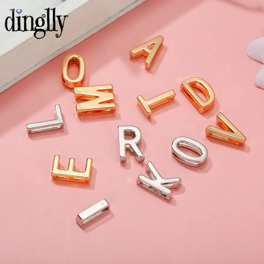 Подвеска DINGLLY с квадратным отверстием 10 ММ золотого цвета с английскими буквами подходит для браслета 10 мм для женщин аксессуары «сделай сам» из бисера 
Подвеска DINGLLY с квадратным отверстием 10 ММ золотого цвета с английскими буквами подходит для браслета 10 мм для женщин аксессуары «сделай сам» из бисера