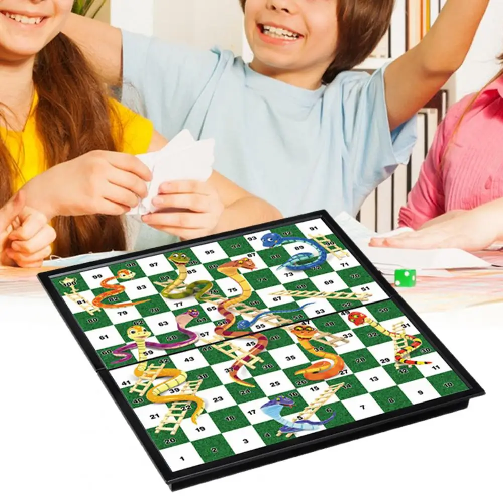 Snake Ladders Chess Compact Chess Board Game Lightweight Leisure Durable Family Game Night Folding Snake Ladder Chess
Snake Ladders Chess Compact Chess Board Game Lightweight Leisure Durable Family Game Night Folding Snake Ladder Chess