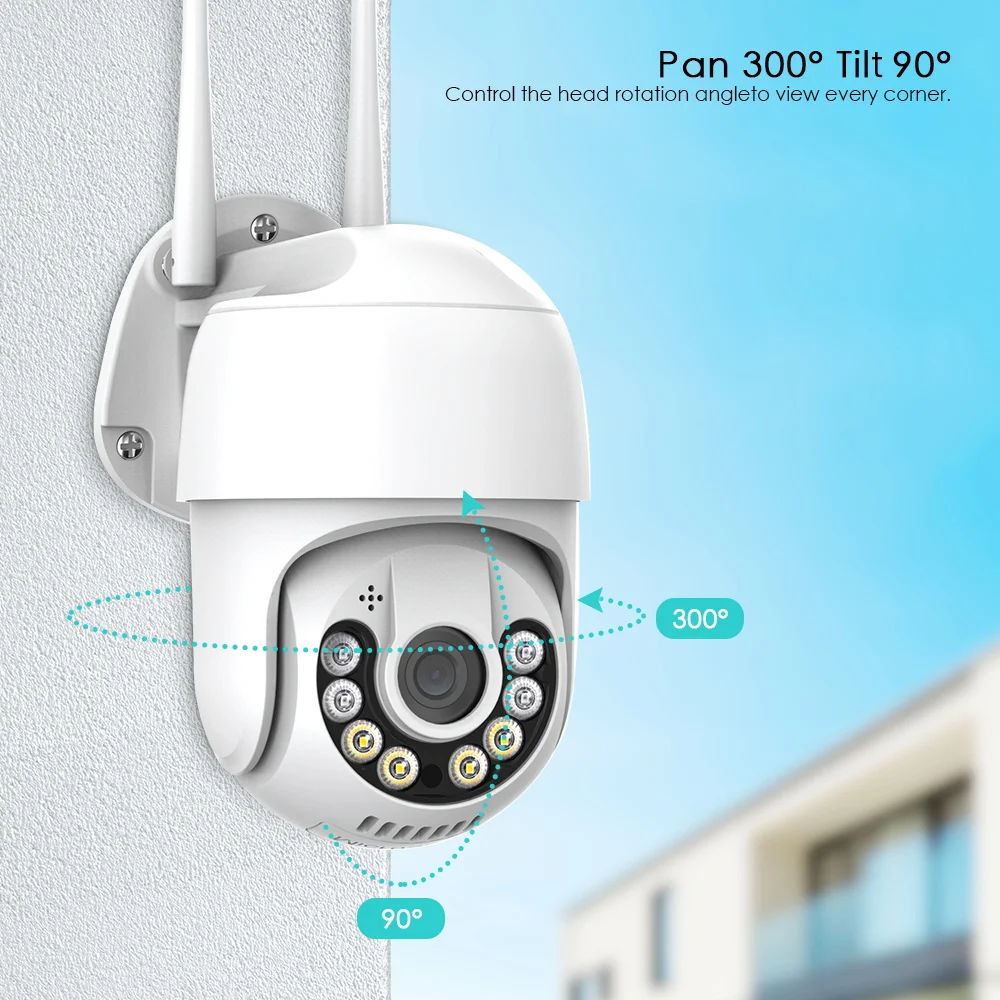 5MP PTZ WiFi Camera Outdoor Security IP Camera CCTV 1080P Security Protection Wireless Surveillance Cameras 5X Digital Zoom IPTV
5MP PTZ WiFi Camera Outdoor Security IP Camera CCTV 1080P Security Protection Wireless Surveillance Cameras 5X Digital Zoom IPTV