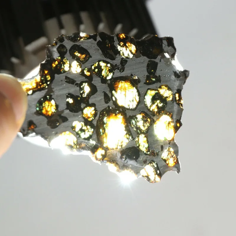 15g piece of meteorite rare sliced Kenyan pallasite olive meteorite
15g piece of meteorite rare sliced Kenyan pallasite olive meteorite