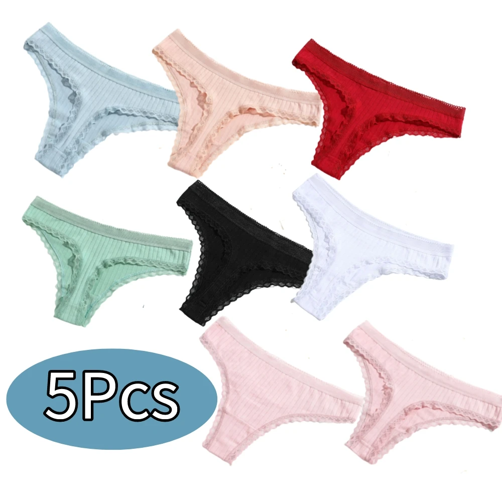 5pcs lenceria femenina lingerie for women cotton solid lace sexy thongs g strings ladies M L XL oversize нижнее бельё женское
5pcs lenceria femenina lingerie for women cotton solid lace sexy thongs g strings ladies M L XL oversize нижнее бельё женское