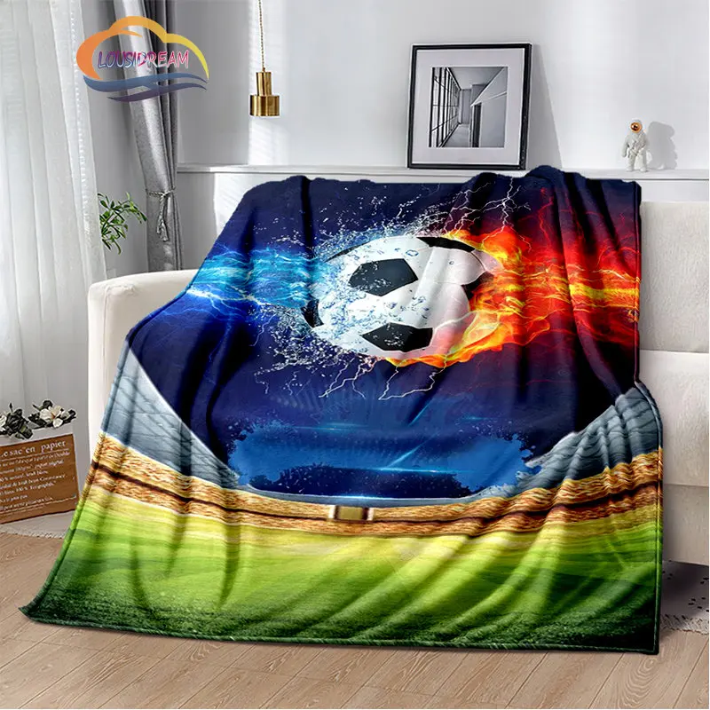 New Cartoon football Flannel Blanket Football Throw Blankets for Sofa Bed Warm Blanket Portable Fan Gift Travel Blanket
New Cartoon football Flannel Blanket Football Throw Blankets for Sofa Bed Warm Blanket Portable Fan Gift Travel Blanket