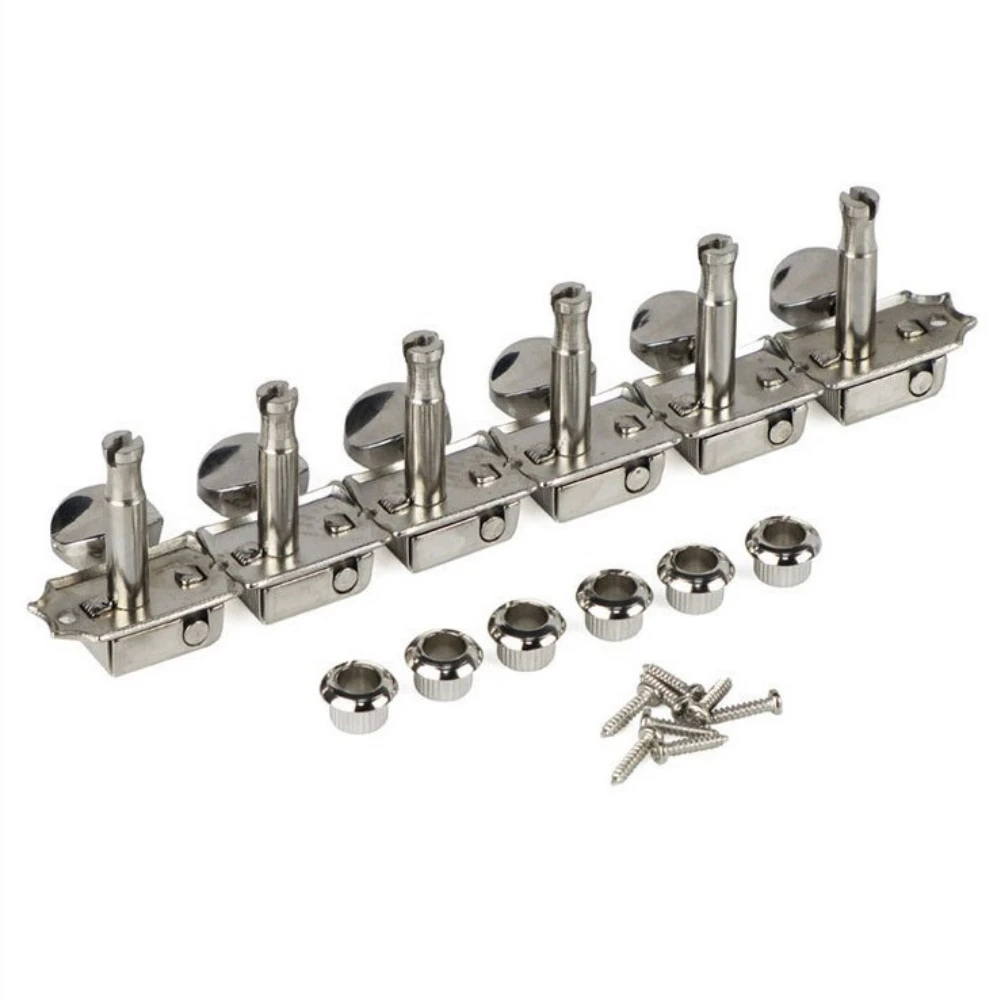 Vintage 6 Right String Tuners Tuning Pegs Machine Head For ST TL Electric Guitar Tuning Keys With Bushings Screws Guitars Parts
Vintage 6 Right String Tuners Tuning Pegs Machine Head For ST TL Electric Guitar Tuning Keys With Bushings Screws Guitars Parts