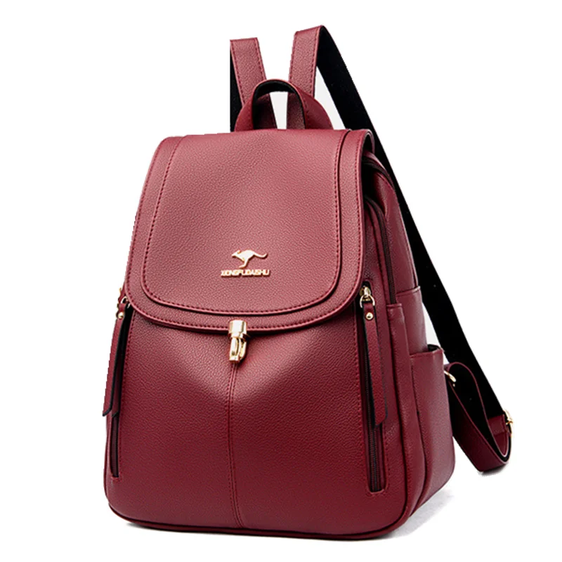 Women's 2023 New Summer Leisure Fashion Trend Backpack Student School Bag Large Capacity Soft Leather Girls Travel Bag
Women's 2023 New Summer Leisure Fashion Trend Backpack Student School Bag Large Capacity Soft Leather Girls Travel Bag