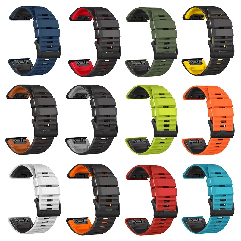 22 26MM Bracelet Silicone WatchBand For Garmin Fenix7X 7 6X 6 Pro Fenix 5X 5 Plus Strap WristStrap Forerunner 945 Quick Release
22 26MM Bracelet Silicone WatchBand For Garmin Fenix7X 7 6X 6 Pro Fenix 5X 5 Plus Strap WristStrap Forerunner 945 Quick Release