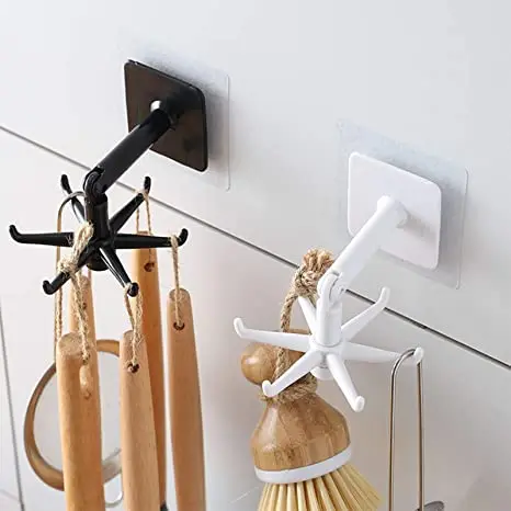 Kitchen Utensil Holder 360 Degrees Rotating Folding Hook Under Cabinet Hooks Utensil Hanger Hanging Utensil Holder
Kitchen Utensil Holder 360 Degrees Rotating Folding Hook Under Cabinet Hooks Utensil Hanger Hanging Utensil Holder