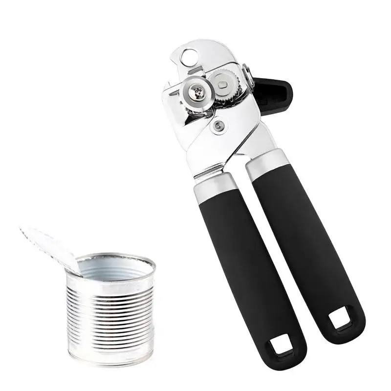 

Консервный нож из нержавеющей стали, острый нож для консервных банок с удобной ручкой, кухонный консервный нож, кухонная утварь, гладкий инструмент