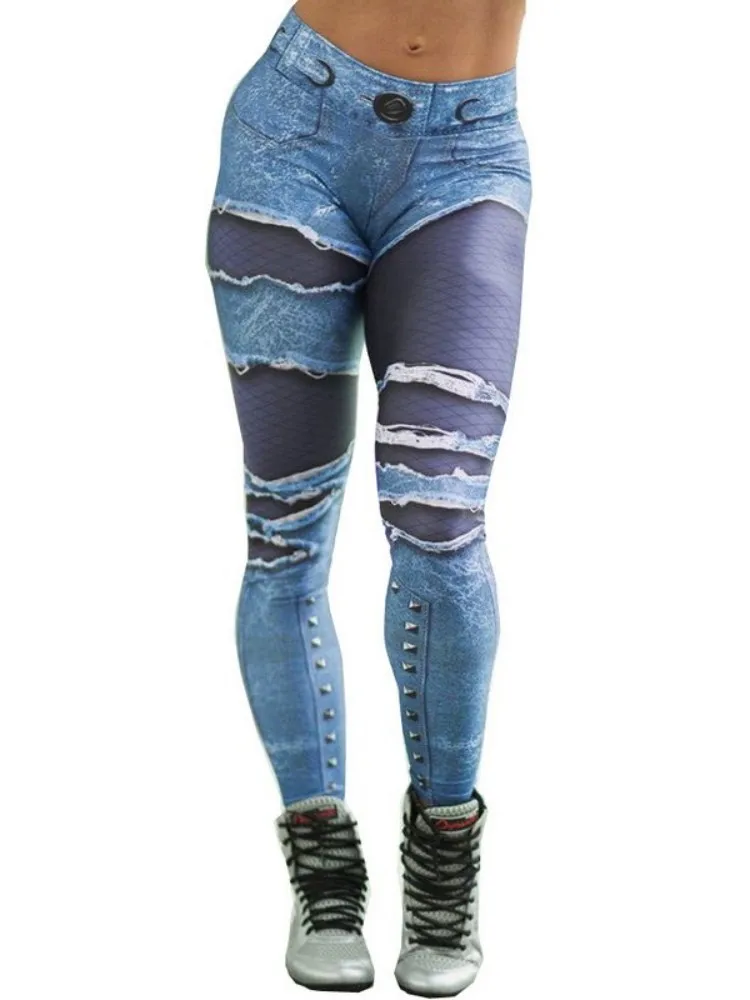 GGBAOFAN Autumn Women Jeans Splicing Prints Butt Push Up Fitness Sexy Legging Slim High Waist Mujer Seamless Fitness Legging
GGBAOFAN Autumn Women Jeans Splicing Prints Butt Push Up Fitness Sexy Legging Slim High Waist Mujer Seamless Fitness Legging