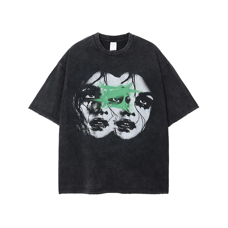Punk Graphic Print Design Men Tshirt Streetwear Hip Hop Gothic Washed T-Shirt Harajuku Fashion Casual Loose Cotton Tee Shirts
Punk Graphic Print Design Men Tshirt Streetwear Hip Hop Gothic Washed T-Shirt Harajuku Fashion Casual Loose Cotton Tee Shirts