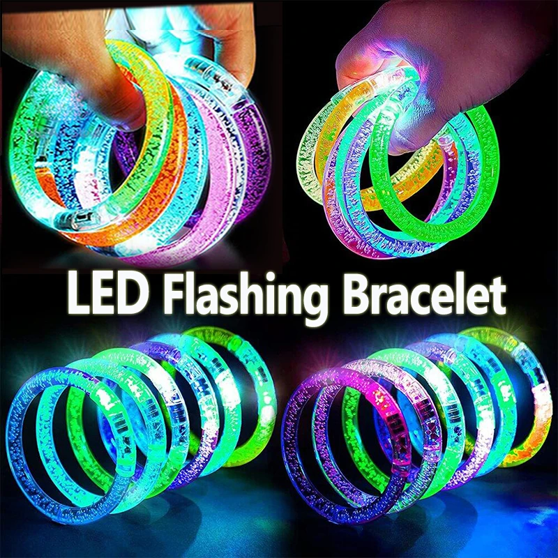 4PCS LED Flashing Wrist Band Bracelet Arm Band Belt Light Up Dance Party Glow For Party Decoration Gift
4PCS LED Flashing Wrist Band Bracelet Arm Band Belt Light Up Dance Party Glow For Party Decoration Gift