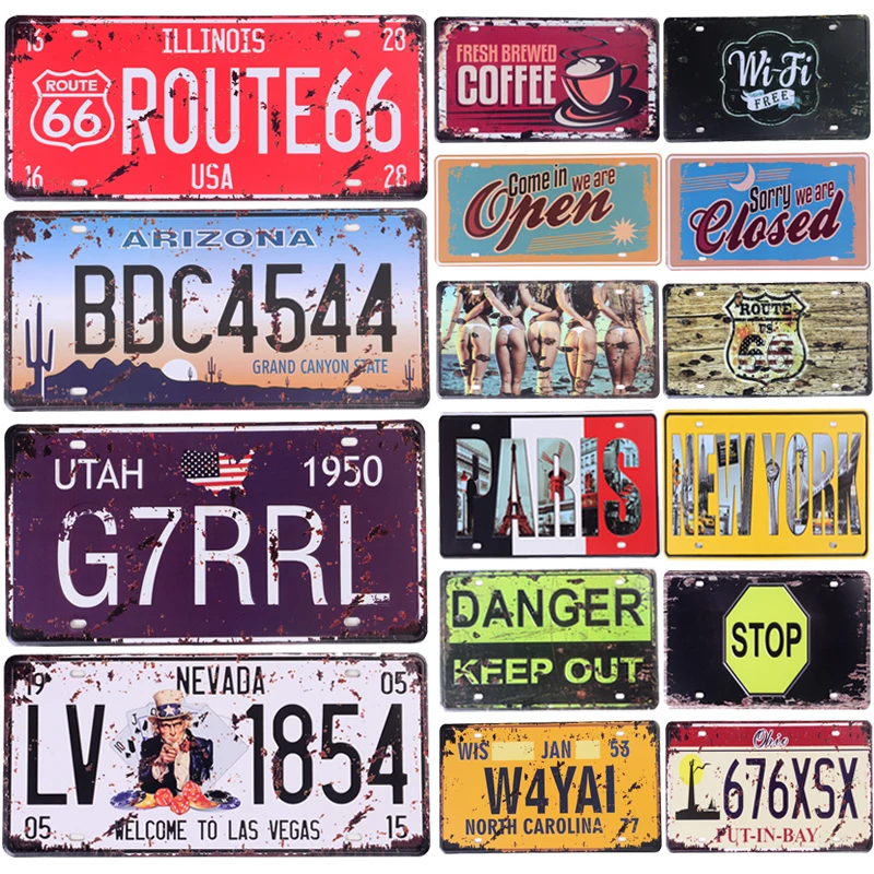 Vintage Metal Poster Coffee Movie Route 66 Metal Tin Sign Plaques Car License Plate Bar Pub Garage Home Wall Decoration
Vintage Metal Poster Coffee Movie Route 66 Metal Tin Sign Plaques Car License Plate Bar Pub Garage Home Wall Decoration