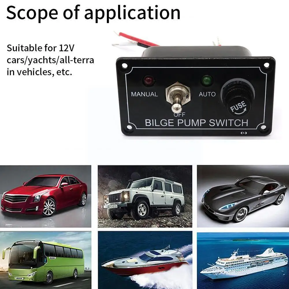 3 Way Control Panel Manual-off-auto 12v Fused Marine With Toggle Pump Led Indicator Panel Light Switch Bilge N9s7
3 Way Control Panel Manual-off-auto 12v Fused Marine With Toggle Pump Led Indicator Panel Light Switch Bilge N9s7