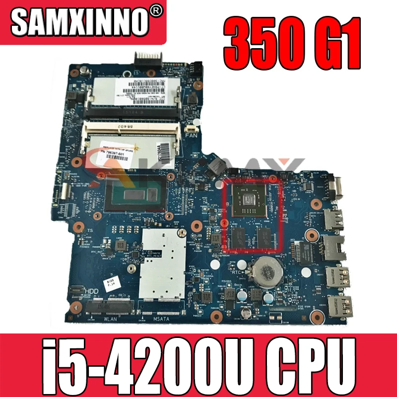 For HP 350 G1 Laptop Motherboard i5-4200U 758034-001 758034-501 758034-601 100% Tested working
For HP 350 G1 Laptop Motherboard i5-4200U 758034-001 758034-501 758034-601 100% Tested working