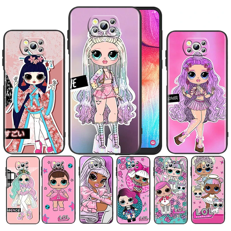 Cartoon L.O.L. SURPRISE Doll For Xiaomi Poco M4 X3 F3 GT NFC M3 C3 M2 F2 F1 X2 Pro Mi Mix3 Silicone Black Phone Case Funda Capa
Cartoon L.O.L. SURPRISE Doll For Xiaomi Poco M4 X3 F3 GT NFC M3 C3 M2 F2 F1 X2 Pro Mi Mix3 Silicone Black Phone Case Funda Capa