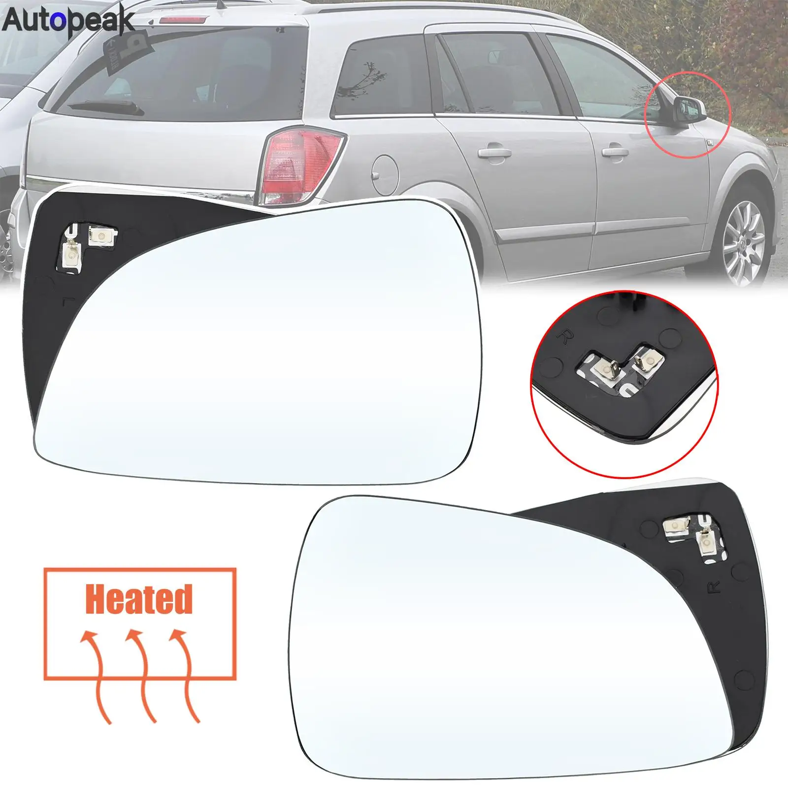 Для Opel Astra H 2009 2010 2011 левое и правое зеркальное стекло с подогревом внешние части автомобиля выпуклая линза заднего вида 11 г
Для Opel Astra H 2009 2010 2011 левое и правое зеркальное стекло с подогревом внешние части автомобиля выпуклая линза заднего вида 11 г