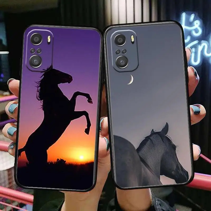 Horse Animal black Phone Case For xiaomi mi 11 Lite pro Ultra 10s 9 8 MIX 4 FOLD 10T 5g Black Cover Silicone Back Prett
Horse Animal black Phone Case For xiaomi mi 11 Lite pro Ultra 10s 9 8 MIX 4 FOLD 10T 5g Black Cover Silicone Back Prett