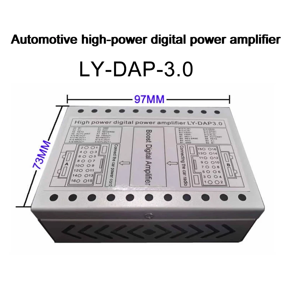 For Car-mounted Android Large-screen Machine Automotive High-power Digital Power Amplifier Suitable
For Car-mounted Android Large-screen Machine Automotive High-power Digital Power Amplifier Suitable