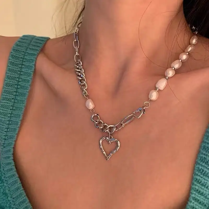 MODOMA Korean Fashion Splicing Pearl Choker Necklace For Women Hip Hop Design Chains Aesthetic 925 Silver Pendants Party Jewelry
MODOMA Korean Fashion Splicing Pearl Choker Necklace For Women Hip Hop Design Chains Aesthetic 925 Silver Pendants Party Jewelry