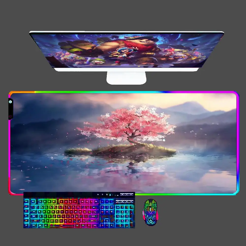 Cherry Blossom Anime Large Mouse Pad LED Gamer Desk Mat RGB Modern Office Keyboard Laptop Carpet XXL Gaming Backlight Mousepad
Cherry Blossom Anime Large Mouse Pad LED Gamer Desk Mat RGB Modern Office Keyboard Laptop Carpet XXL Gaming Backlight Mousepad