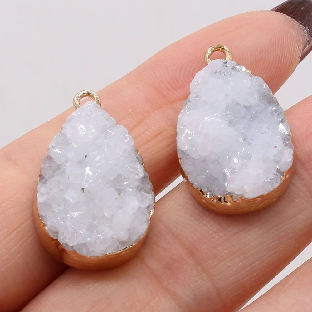 1PC Natural Stone Agate Crystal Bud White WaterDrop Pendant For Jewelry MakingDIY Necklace Earrings Accessories Gift Party Decor
1PC Natural Stone Agate Crystal Bud White WaterDrop Pendant For Jewelry MakingDIY Necklace Earrings Accessories Gift Party Decor