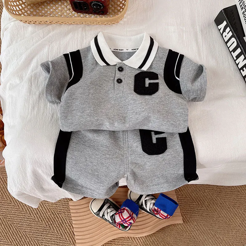 Boys Clothes Set 2023 New Summer Boys Suit Short Sleeve Polo Shirt+Shorts Children's Clothing Boy Set 1 2 3 4 5 Years Old
Boys Clothes Set 2023 New Summer Boys Suit Short Sleeve Polo Shirt+Shorts Children's Clothing Boy Set 1 2 3 4 5 Years Old