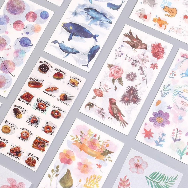 Scrapbooking Stickers 3 Sheets Self Adhesive Stickers Cute Flowers Animal Planner Stickers Set For Diary Album Notebook Calendar
Scrapbooking Stickers 3 Sheets Self Adhesive Stickers Cute Flowers Animal Planner Stickers Set For Diary Album Notebook Calendar