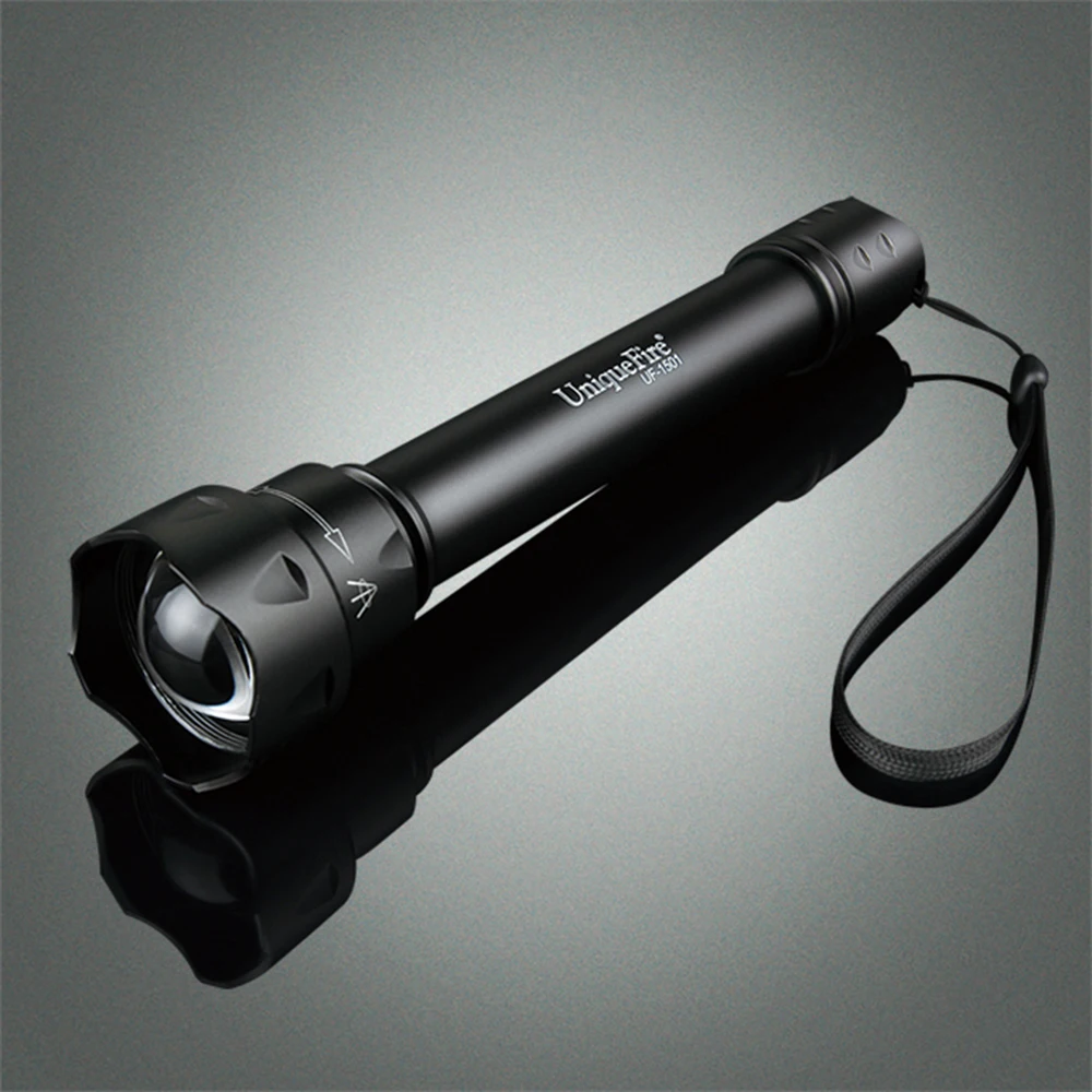 UniqueFire 1501 LED Q5 вссветильник шка Масштабируемая 3 режима 38 мм объектив