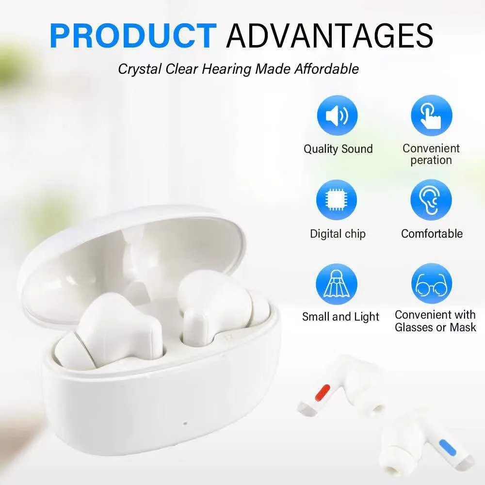 Digital Bluetooth Hearing Aids Rechargeable Hearing Aid High Power Amplifier Severe Loss For Deafness Aparelho Auditivo
Digital Bluetooth Hearing Aids Rechargeable Hearing Aid High Power Amplifier Severe Loss For Deafness Aparelho Auditivo