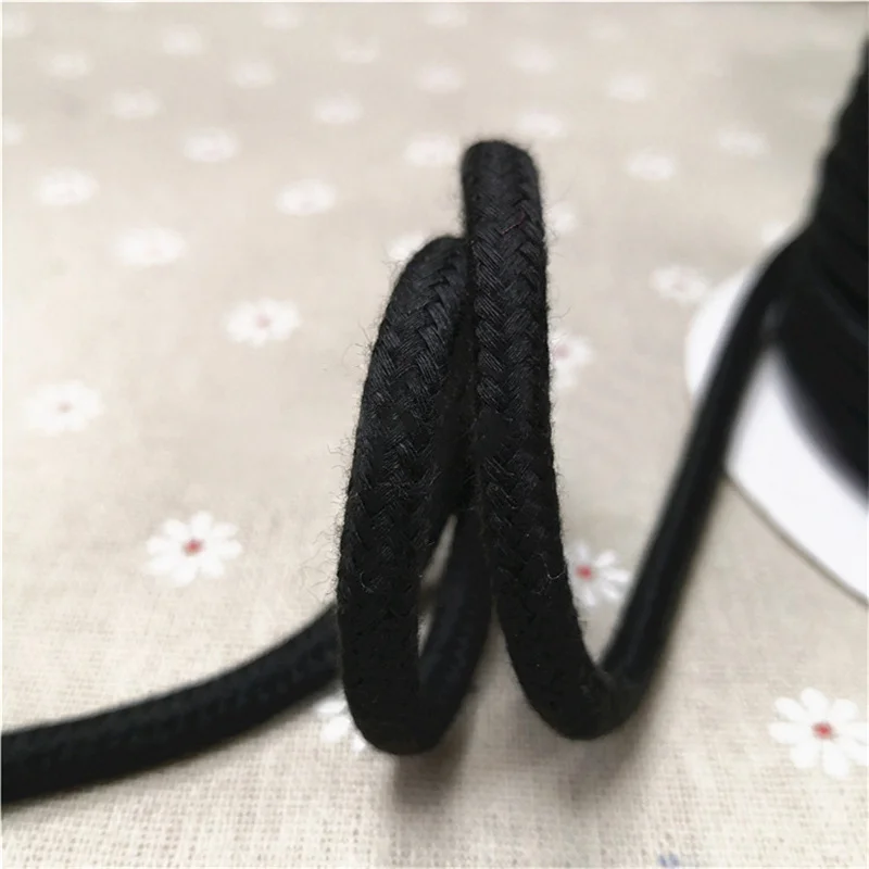 4/5/67mm Thick Mercerized Cotton Wrapped Rope Environment-Friendly Hoodie Hat Pants Waist Rope Windbreaker Draw Round Rope
4/5/67mm Thick Mercerized Cotton Wrapped Rope Environment-Friendly Hoodie Hat Pants Waist Rope Windbreaker Draw Round Rope