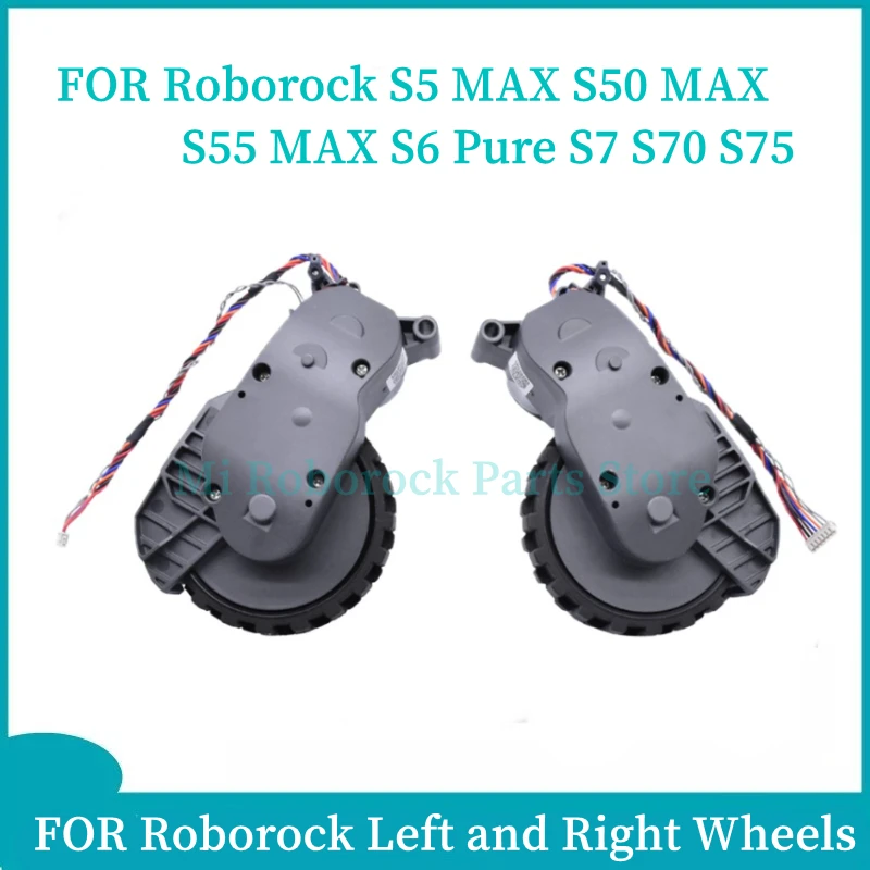 FOR Xiaomi Roborock S5 MAX S50 MAX S55 MAX S6 Pure S7 S70 S75 Left And Right Drive Wheels Accessories Robot Vacuum Cleaner Parts
FOR Xiaomi Roborock S5 MAX S50 MAX S55 MAX S6 Pure S7 S70 S75 Left And Right Drive Wheels Accessories Robot Vacuum Cleaner Parts