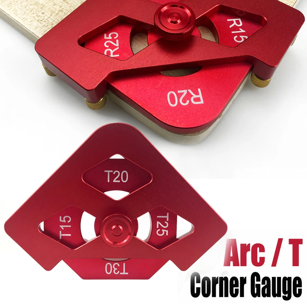 Arc/T Corner Gauge Manual Table Corner Routing Templates Rounded Corners Stencil Professional Woodworking Process Tool
Arc/T Corner Gauge Manual Table Corner Routing Templates Rounded Corners Stencil Professional Woodworking Process Tool